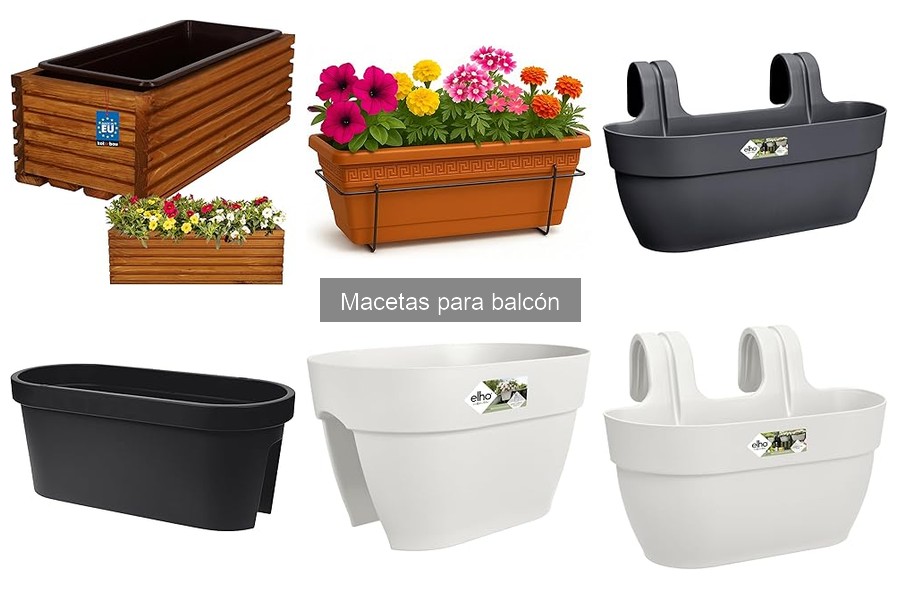 ** Tipos de Macetas para Balcón: Guía y Características