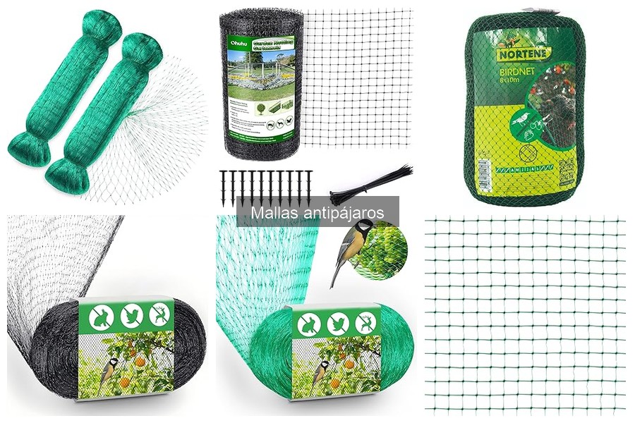 Tipos de mallas antipájaros: guía completa para elegir