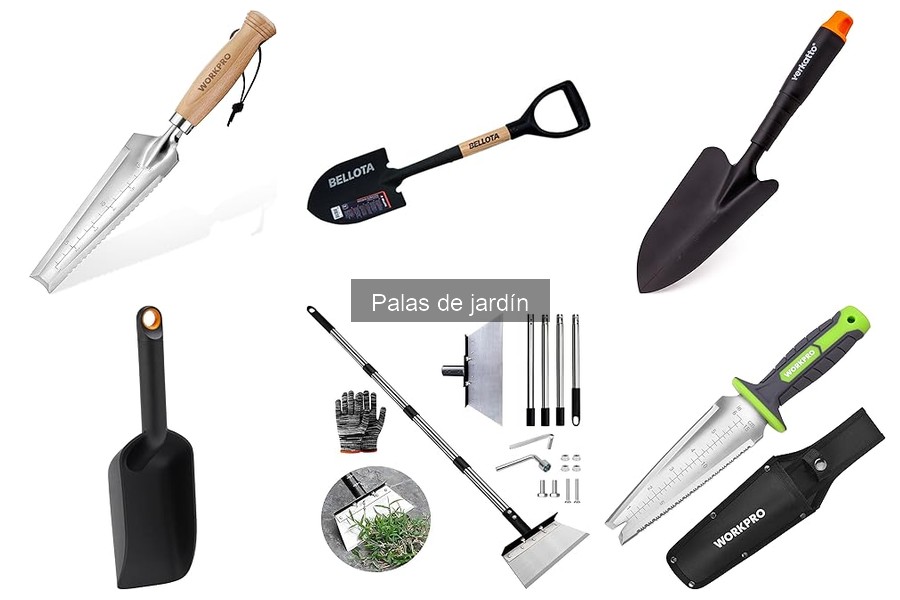 Tipos de palas de jardín y sus usos prácticos