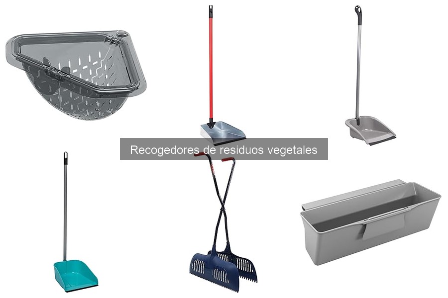 ** Tipos de recogedores de residuos vegetales: guía completa