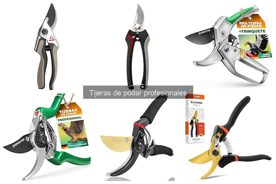 Tipos de Tijeras de Podar Profesionales y sus Usos