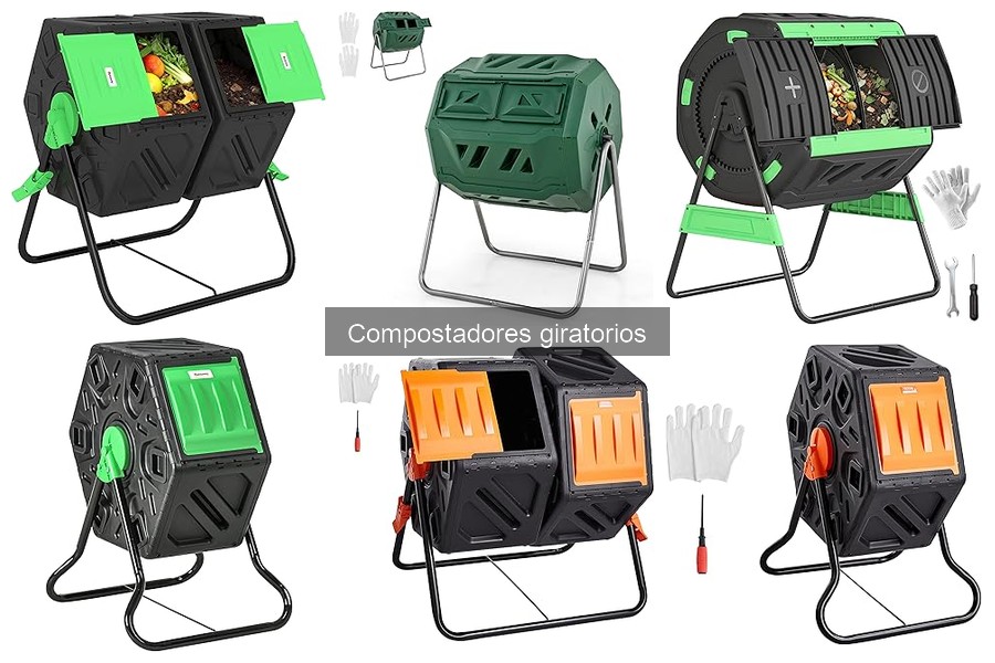 Ventajas del compostador giratorio frente a otros tipos