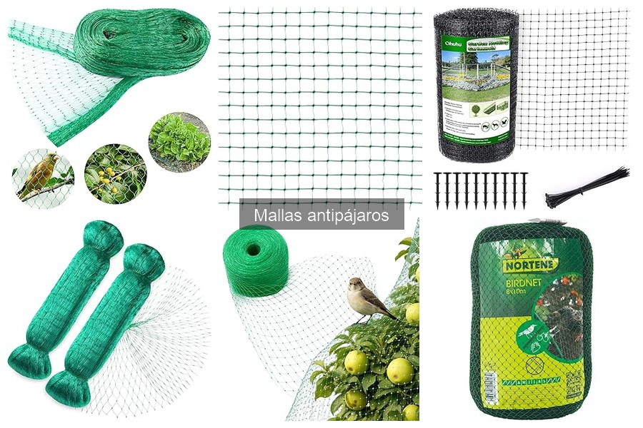 Ventajas y desventajas de las mallas antipájaros